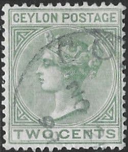 Ceylon 1883 Queen Victoria Head SG 147 Fine Used