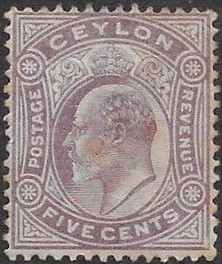 Ceylon 1903 King Edward VII Head SG 268 Fine Mint