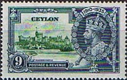 Ceylon 1935 Silver Jubilee SG 380 Fine Used