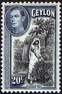 Ceylon 1938 King George VI SG 391 Tea Picking Fine Mint