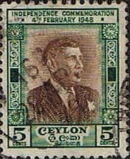 Ceylon 1949 First Anniversery Independence SG 407 Fine Used