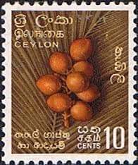 Ceylon 1958 SG 453 King Coconuts Fine Mint
