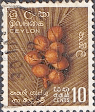 Ceylon 1958 SG 453 King Coconuts Fine Used