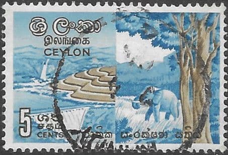 Ceylon 1963 National Conservation WeekSG 480 Fine Used