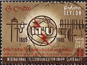 Ceylon 1965 ITU SG 506 Fine Used