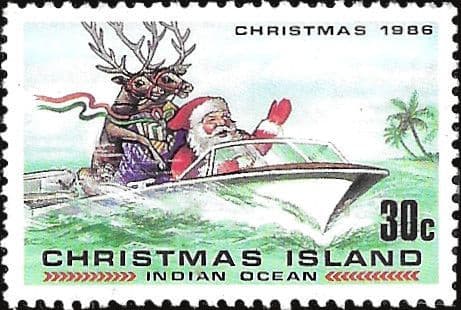Christmas Island 1986 Christmas SG 222 Fine Mint