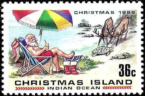 Christmas Island 1986 Christmas SG 223 Fine Mint