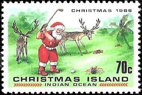 Christmas Island 1986 Christmas SG 225 Fine Mint