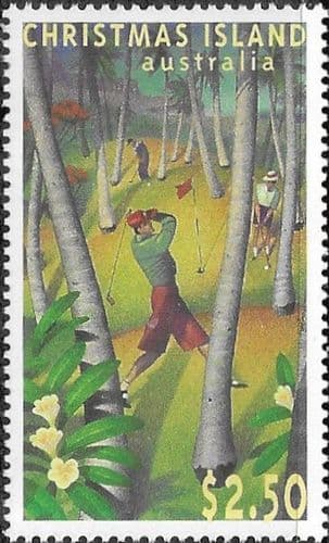 Christmas Island 1995 Anniversary of Christmas Island Golf Course SG 403 Fine Mint