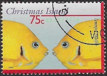 Christmas Island 1995 Marine Life SG 415 Fine Used