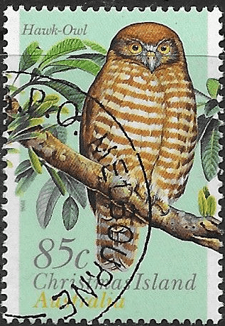 Christmas Island 1996 Land Birds SG 429 Fine Used