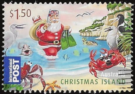 Christmas Island 2011 International Post. Christmas SG 706 Fine Used