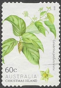 Christmas Island 2013 Flowering Shrubs SG 756 Fine Used