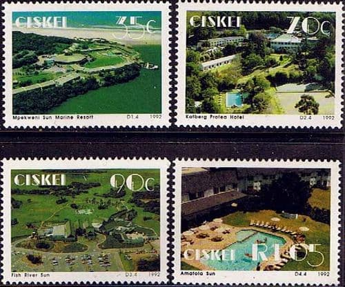 Ciskei 1992 Hotels Set Fine Mint