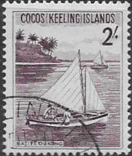 Cocos Keeling Islands 1963 SG5 Jukong Fine Used