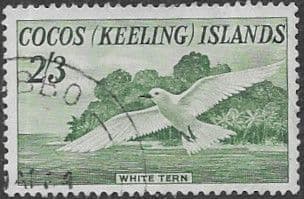 Cocos Keeling Islands 1963 SG6 White Tern Fine Used
