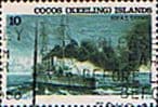 Cocos Keeling Islands 1976 Ships SG 23 HMS Sydney Fine Used