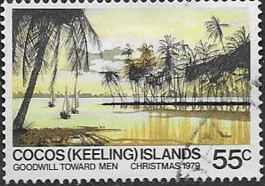 Cocos Keeling Islands 1979 Christmas SG 49 Fine Used