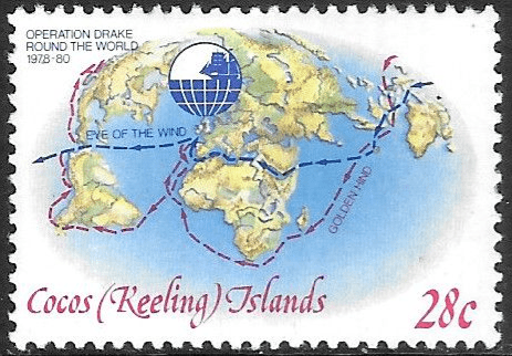 Cocos Keeling Islands 1980 Operation Drake SG 59 Fine Mint