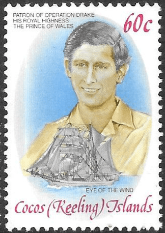 Cocos Keeling Islands 1980 Operation Drake SG 61 Fine Mint