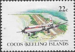 Cocos Keeling Islands 1981 Aircraft SG 68 Fine Mint