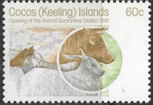 Cocos Keeling Islands 1981 Opening of Animal Quarantine Station SG 64 Fine Mint