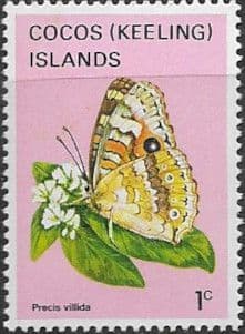 Cocos Keeling Islands 1982 Butterflies and Moths SG 84 Fine Mint