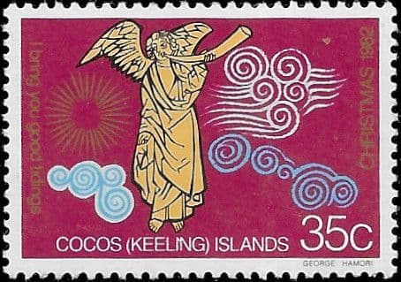 Cocos Keeling Islands 1982 Christmas SG 101 Fine Mint