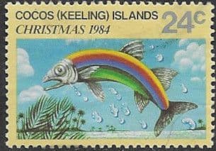 Cocos Keeling Islands 1984 Christmas SG 122 Fine Used