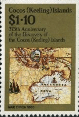 Cocos Keeling Islands 1984 Discovery SG 118 Fine Mint