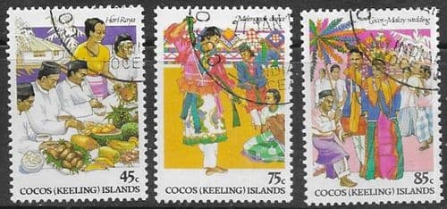 Cocos Keeling Islands 1984 Malay Culture Set Fine Used