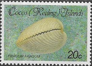 Cocos Keeling Islands 1985 Shells and Molluscs SG 142 Fine Mint