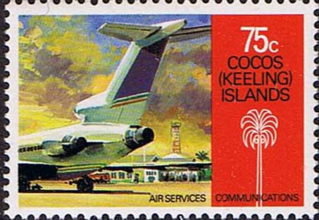 Cocos Keeling Islands 1987 Communications SG 166 Fine Mint