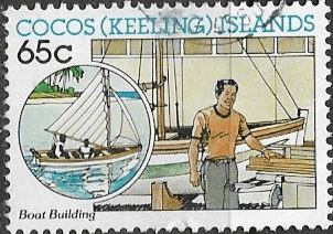 Cocos Keeling Islands 1987 Islands Malay Industries SG 170 Fine Used