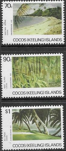 Cocos Keeling Islands 1987 Islands Scenes Set Fine Mint