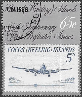 Cocos Keeling Islands 1988 First Cocos (Keeling) Islands Stamps SG 187 Fine Used