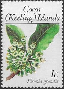 Cocos Keeling Islands 1988 First Flora SG 191 Fine Mint