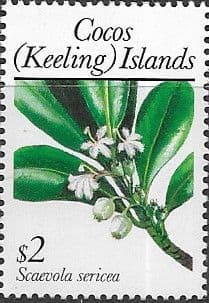 Cocos Keeling Islands 1988 First Flora SG 201 Fine Mint