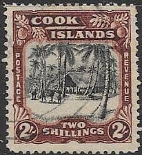 Cook Island 1938 King George VI SG 128 Fine Used