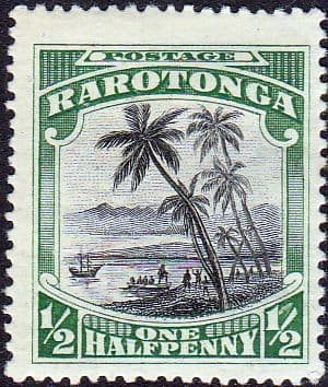 Cook Islands 1924 Rarotonga SG 81 Good Mint