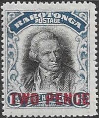 Cook Islands 1931 Surcharged Rarotonga SG 94 Fine Mint