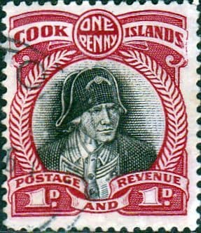Cook Islands 1933 SG 107 Captain Cook Fine Used