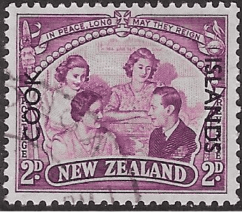 Cook Islands 1946 King George VI Victory SG 147 Fine Used