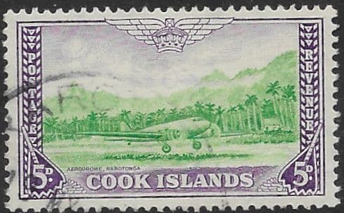 Cook Islands 1949 Rarotonga Airfield SG 154 Fine Used