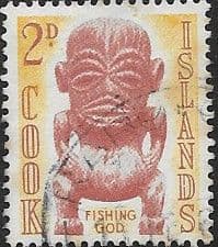 Cook Islands 1963 Fishing God SG 164 Fine Used
