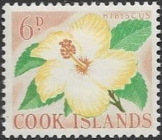 Cook Islands 1963 Hibiscus SG 167 Fine Mint