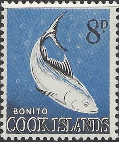 Cook Islands 1963 Long-tailed Tuna SG 168 Fine Mint
