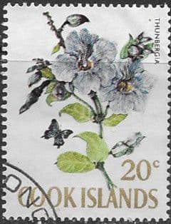 Cook Islands 1967 Flowers SG 240B Fine Used