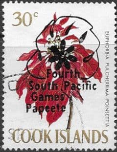 Cook Islands 1971 South Pacific Games Overprint SG 357 Fine Used