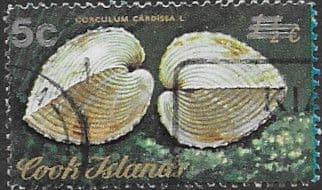 Cook Islands 1978 Shells Surcharged SG 602 Fine Used